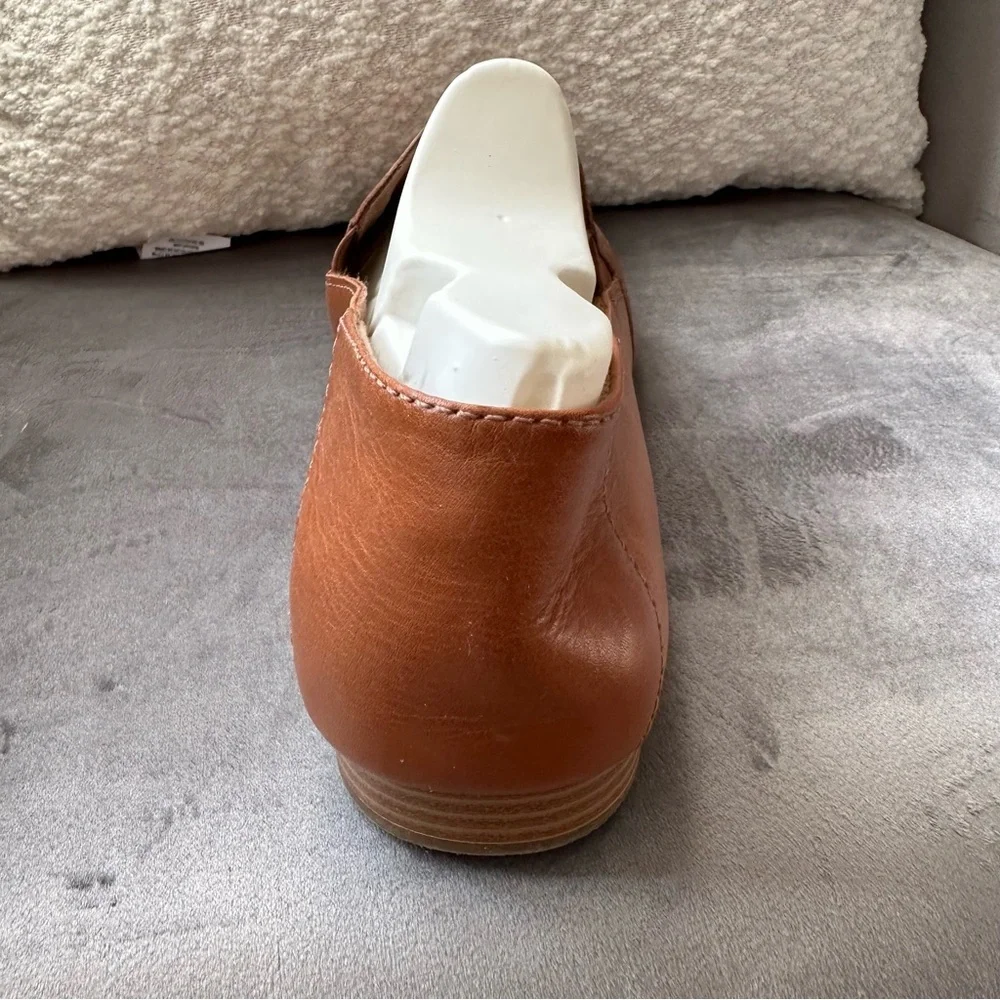 Earth Origins Ryanne Brown Leather Slip-On Loafers Womens US 9 Wide Comfort